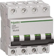 Schneider Electric - 20 Amp, 480Y/277 V, 3 Pole, DIN Rail Mount Miniature Circuit Breaker - Thermal Magnetic Trip - A1 Tooling