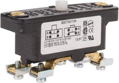 Square D - 0.25 Amp at 125 VDC, 5 Amp at 600 VAC, SPDT-DB, Basic Snap Switch - 600 V, Screw Terminal, 0.69 Lb Max Operating Force, 2-1/2 Inch High x 0.83 Inch Long x 1.03 Inch Wide, -20 to 185°F - A1 Tooling