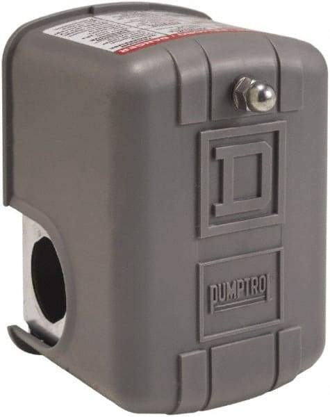 Square D - 1 and 3R NEMA Rated, 20 to 40 psi, Electromechanical Pressure and Level Switch - Adjustable Pressure, 575 VAC, L1-T1, L2-T2 Terminal, For Use with Square D Pumptrol - A1 Tooling