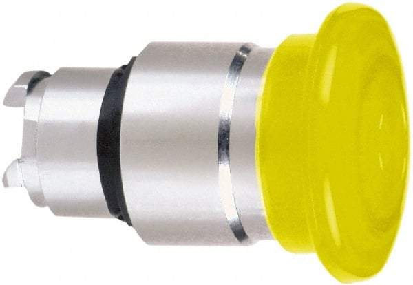 Schneider Electric - 22mm Mount Hole, Extended Mushroom Head, Pushbutton Switch Only - Round, Orange Pushbutton, Nonilluminated, Momentary (MO) - A1 Tooling