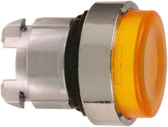 Schneider Electric - 22mm Mount Hole, Extended Straight, Pushbutton Switch Only - Round, Orange Pushbutton, Nonilluminated, Momentary (MO) - A1 Tooling