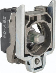 Schneider Electric - 110-120 VAC at 50/60 Hz Blue Lens LED Indicating Light - Screw Connector, Electromagnetic Field Resistant, Electrostatic Discharge Resistant, Shock Resistant, Vibration Resistant - A1 Tooling