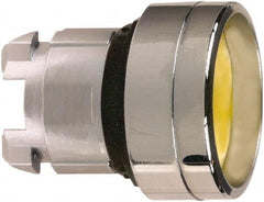 Schneider Electric - 22mm Mount Hole, Recessed, Pushbutton Switch Only - Round, Yellow Pushbutton, Nonilluminated, Momentary (MO) - A1 Tooling