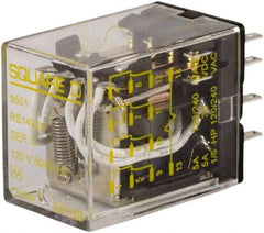 Square D - Electromechanical Plug-in General Purpose Relay - 5 Amp at 240 VAC, 4PDT, 24 VDC - A1 Tooling