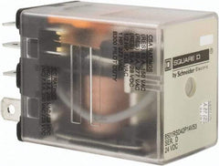 Square D - Electromechanical Plug-in General Purpose Relay - 10 Amp at 240 VAC, DPDT, 24 VDC - A1 Tooling