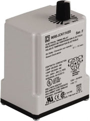 Square D - DPDT Time Delay Relay - 10 Contact Amp, 110 VDC & 120 VAC - A1 Tooling