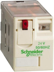 Schneider Electric - 3,750 VA Power Rating, Electromechanical Plug-in General Purpose Relay - 15 Amp at 250 VAC & 28 VDC, 2CO, 24 VAC - A1 Tooling