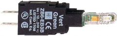 Schneider Electric - 12-24 VAC Red Lens LED Indicating Light - Quick Connect Connector, Shock Resistant, Vibration Resistant - A1 Tooling