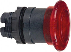 Schneider Electric - 22mm Mount Hole, Extended Mushroom Head, Pushbutton Switch Only - Round, Red Pushbutton, Illuminated, Maintained (MA) - A1 Tooling