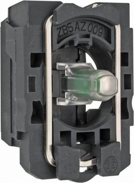 Schneider Electric - 12 V Green Lens LED Indicating Light - Screw Clamp Connector, Vibration Resistant - A1 Tooling