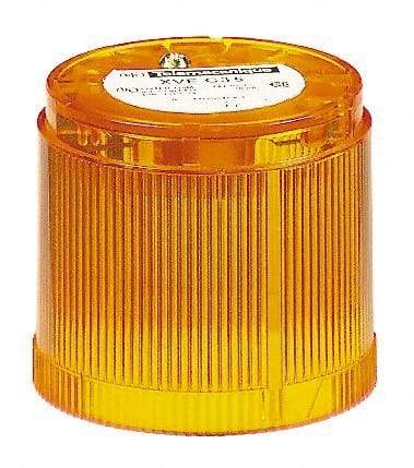 Schneider Electric - LED Lamp, Orange, Steady, Stackable Tower Light Module - 24 VAC/VDC, 0.63 Amp, IP40, IP42 Ingress Rating, Base Mount - A1 Tooling