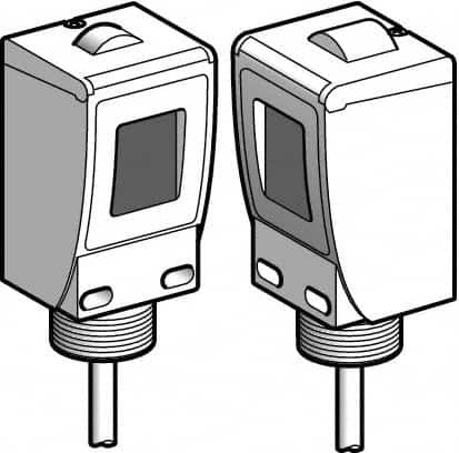 Telemecanique Sensors - Cable Connector, 60m Nominal Distance, Shock and Vibration Resistant, Through Beam Photoelectric Sensor - 24 to 240 VAC, 24 to 240 VDC, 20 Hz, Plastic, 44mm Long x 45mm Wide x 99mm High - A1 Tooling