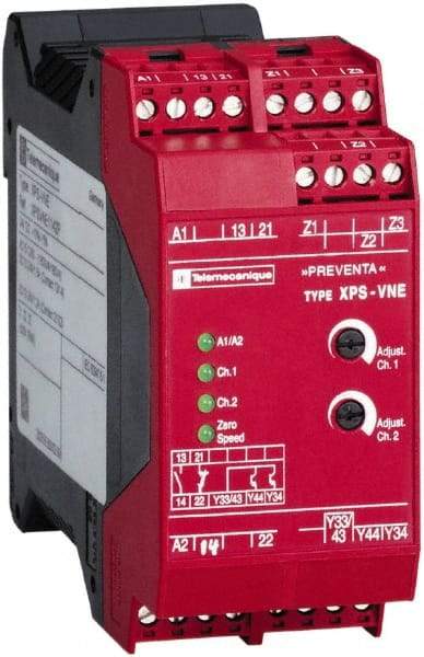 Schneider Electric - 115 VAC, 7.5 VA Power Rating, Electromechanical & Solid State Screw Clamp General Purpose Relay - 2.5 Amp at 115 VAC, 45mm Wide x 99mm High x 114mm Deep - A1 Tooling