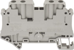 Schneider Electric - 1 Pole, 500 Volt, 39 Amp, -40 to 266°F, DIN Rail Mount, Polyamide Passthrough Terminal Block - 4 Contacts, 26 to 10 AWG Compatibility, 47-1/2mm High - A1 Tooling