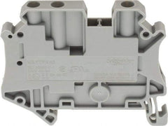 Schneider Electric - 1 Pole, 500 Volt, 41 Amp, -40 to 266°F, DIN Rail Mount, Polyamide Passthrough Terminal Block - 3 Contacts, 26 to 10 AWG Compatibility, 47-1/2mm High - A1 Tooling