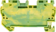 Schneider Electric - 1 Pole, 1,000 Volt, -40 to 266°F, DIN Rail Mount, Polyamide Grounding Terminal Block - 2 Contacts, 28 to 10 AWG Compatibility, 36-1/2mm High - A1 Tooling