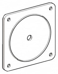 Schneider Electric - Cam and Disconnect Switch Gasket - For Use with 60 x 60mm Front Plate & Front Mounting Cam Switches, K1 Switches, K2 Switches - A1 Tooling