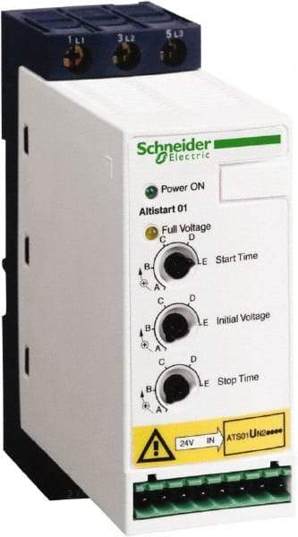 Schneider Electric - 9 Amp, 120 Coil VAC, 50/60 Hz, IEC Motor Starter - 3 Phase Hp: 5 - A1 Tooling