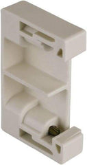 Square D - 43.43mm High x 8mm Long, Terminal Block Screw On End Clamp - Use with 35mm DIN 3 Track, NEMA & IEC Style - A1 Tooling