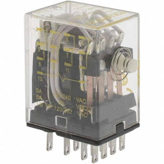 Square D - Electromechanical Plug-in General Purpose Relay - 5 Amp at 240 VAC, 4PDT, 24 VDC - A1 Tooling