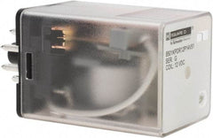 Square D - 8 Pins, 1 hp at 277 Volt & 1/3 hp at 120 Volt, 3 VA Power Rating, Octal Electromechanical Plug-in General Purpose Relay - 10 Amp at 250 VAC, DPDT, 12 VDC, 34.9mm Wide x 50.3mm High x 35.4mm Deep - A1 Tooling