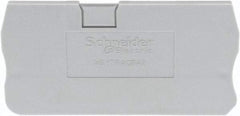 Schneider Electric - 2.2mm High, Terminal Block End Cover - Use with NSYT Terminal Blocks - A1 Tooling