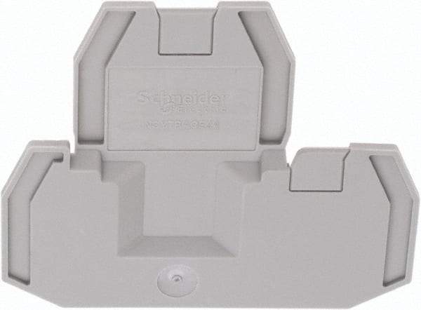 Schneider Electric - 2.2mm High, Terminal Block End Cover - Use with NSYT Terminal Blocks - A1 Tooling