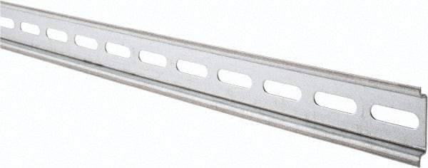 Schneider Electric - 2m Long x 0.3 Inch Wide x 1.4 Inch High x Steel DIN Rail - 0.04 Inch Thick - A1 Tooling