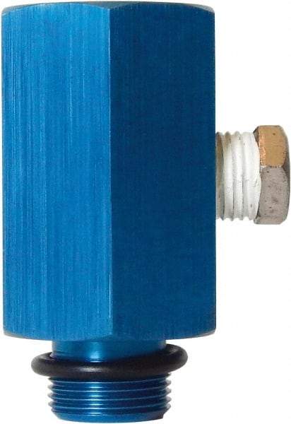 Parker - 1/2 NPT Air Compressor Vacuum Pump to Filter Adapter - 2.44" High, Use with Welch Pump Models #1400, 1405 - A1 Tooling