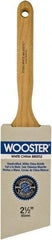 Wooster Brush - 2-1/2" Angled Hog Sash Brush - 3-3/16" Bristle Length, 7-7/8" Maple Fluted Handle - A1 Tooling