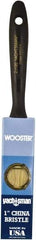 Wooster Brush - 1" Flat Hog Varnish Brush - 2-3/16" Bristle Length, 6-1/2" Plastic Beavertail Handle - A1 Tooling