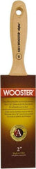 Wooster Brush - 2" Flat Synthetic Varnish Brush - 2-11/16" Bristle Length, 6-1/2" Maple Beavertail Handle - A1 Tooling