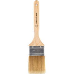 Wooster Brush - 2-1/2" Flat Synthetic Sash Brush - 2-15/16" Bristle Length, 7-7/8" Maple Fluted Handle - A1 Tooling