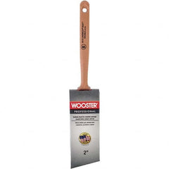 Wooster Brush - 2" Angled Synthetic Sash Brush - 2-11/16" Bristle Length, 7-7/8" Poly Foam Fluted Handle - A1 Tooling