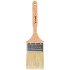 Wooster Brush - 3" Flat Synthetic Sash Brush - 3-3/16" Bristle Length, 7-7/8" Maple Fluted Handle - A1 Tooling