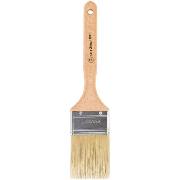 Wooster Brush - 2-1/2" Flat Synthetic Sash Brush - 2-15/16" Bristle Length, 7-7/8" Maple Fluted Handle - A1 Tooling