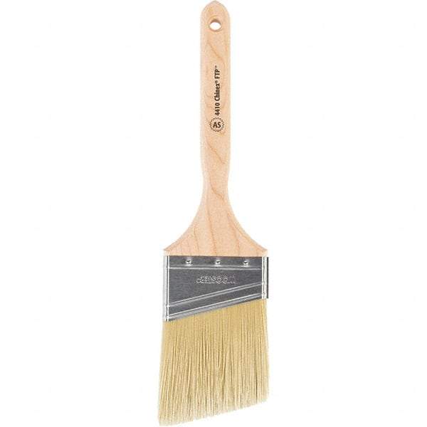 Wooster Brush - 3" Angled Synthetic Sash Brush - 3-3/16" Bristle Length, 7-7/8" Maple Fluted Handle - A1 Tooling