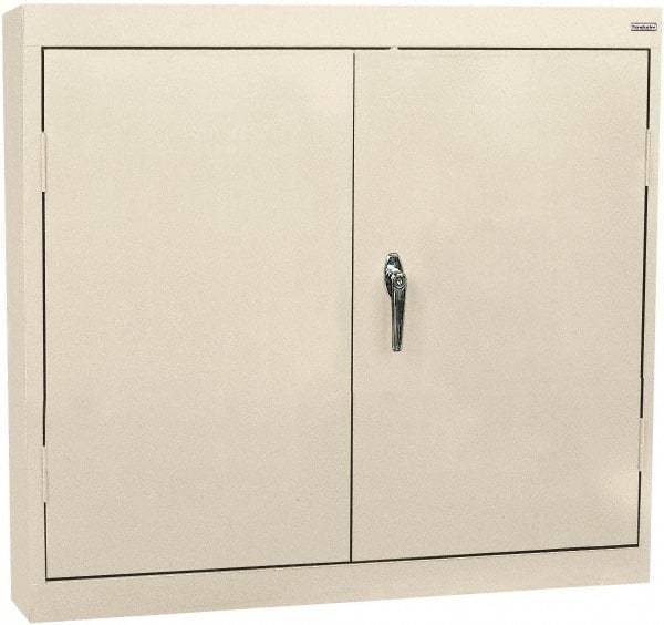 Sandusky Lee - 2 Shelf Wall Storage Cabinet - Steel, 30" Wide x 12" Deep x 30" High, Putty - A1 Tooling