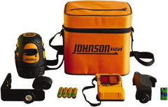 Johnson Level & Tool - 1 Beam 200' (Interior) 300' (Exterior) Max Range Self Leveling Line Laser - Red Beam, 1/8" at 50' Accuracy, 3-3/4" Long x 5-1/8" High, Battery Included - A1 Tooling