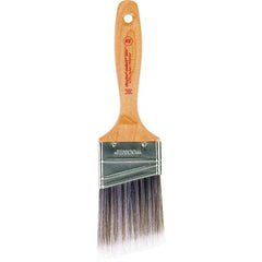 Wooster Brush - 2-1/2" Angled Nylon/Polyester Varnish Brush - 2-15/16" Bristle Length, 6-1/2" Maple Beavertail Handle - A1 Tooling