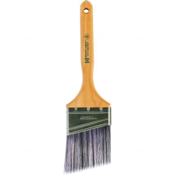 Wooster Brush - 3" Angled Synthetic Sash Brush - 3-3/16" Bristle Length, 7.88" Maple Fluted Handle - A1 Tooling