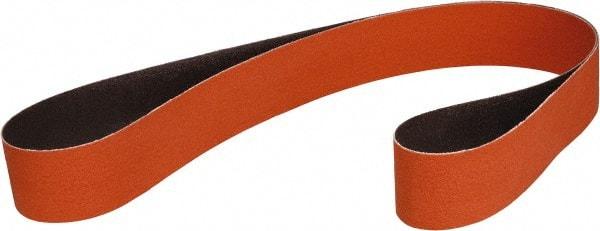 3M - 2-3/4" Wide x 15-1/2" OAL, 80 Grit, Ceramic Abrasive Belt - Ceramic, Coated, Cloth Backing, Series 777F - A1 Tooling