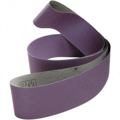 3M - 4" Wide x 132" OAL, 80 Grit, Ceramic Abrasive Belt - Ceramic, Coated, Cloth Backing, Series 970DZ - A1 Tooling