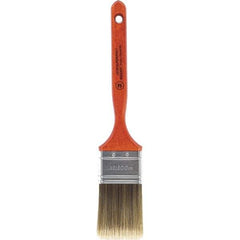 Wooster Brush - 2" Flat Nylon/Polyester Sash Brush - 2-11/16" Bristle Length, 7-3/16" Wood Fluted Handle - A1 Tooling