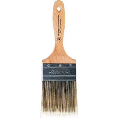 Wooster Brush - 3" Flat Nylon/Polyester Wall Brush - 3-7/16" Bristle Length, 6-1/4" Maple Beavertail Handle - A1 Tooling