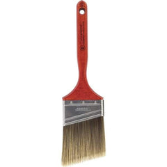 Wooster Brush - 3" Angled Nylon/Polyester Sash Brush - 3-3/16" Bristle Length, 7-3/16" Wood Fluted Handle - A1 Tooling