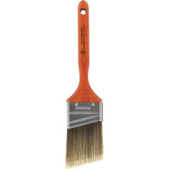 Wooster Brush - 2-1/2" Angled Nylon/Polyester Sash Brush - 2-15/16" Bristle Length, 7-3/16" Wood Fluted Handle - A1 Tooling