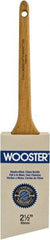 Wooster Brush - 2-1/2" Angled Hog Sash Brush - 2-7/16" Bristle Length, 8" Maple Rattail Handle - A1 Tooling