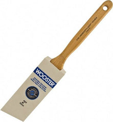 Wooster Brush - 2" Angled Hog Sash Brush - 2-11/16" Bristle Length, 7-7/8" Maple Fluted Handle - A1 Tooling