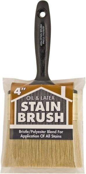 Wooster Brush - 4" Flat Synthetic Utility Paint Brush - 2-11/16" Bristle Length, 5-3/4" Plastic Beavertail Handle - A1 Tooling